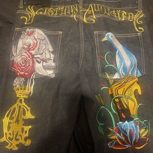 Christian Audigier jeans rare size 36